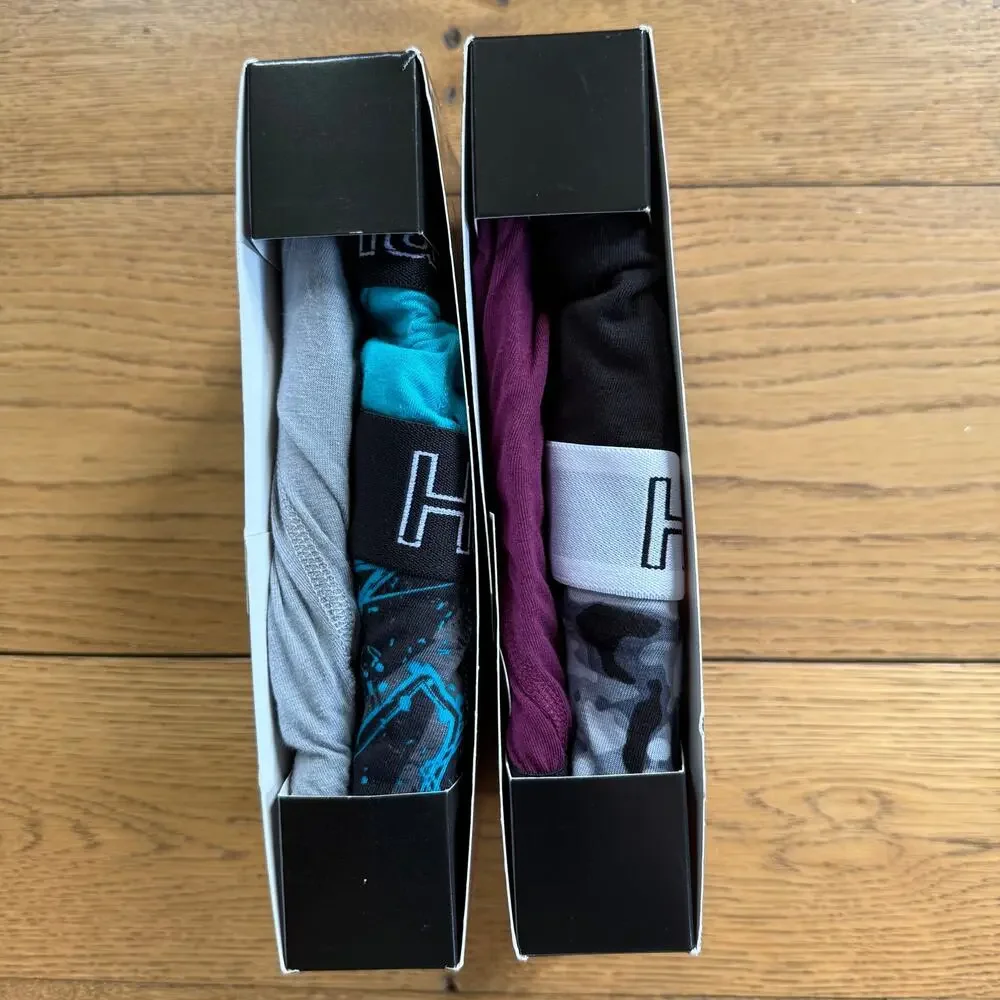 NWT Hanes Comfort Flex Men Fit Cotton Boxer Briefs SZ S Lot of 2 Packs 6 Pair